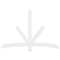 Ekena Millwork Alberta Architectural Grade PVC Gable Bracket, 72"W x 48"H x 2"D x 4"F, 16/12 Pitch GBP072X48X0204ALB00 - alternate 4